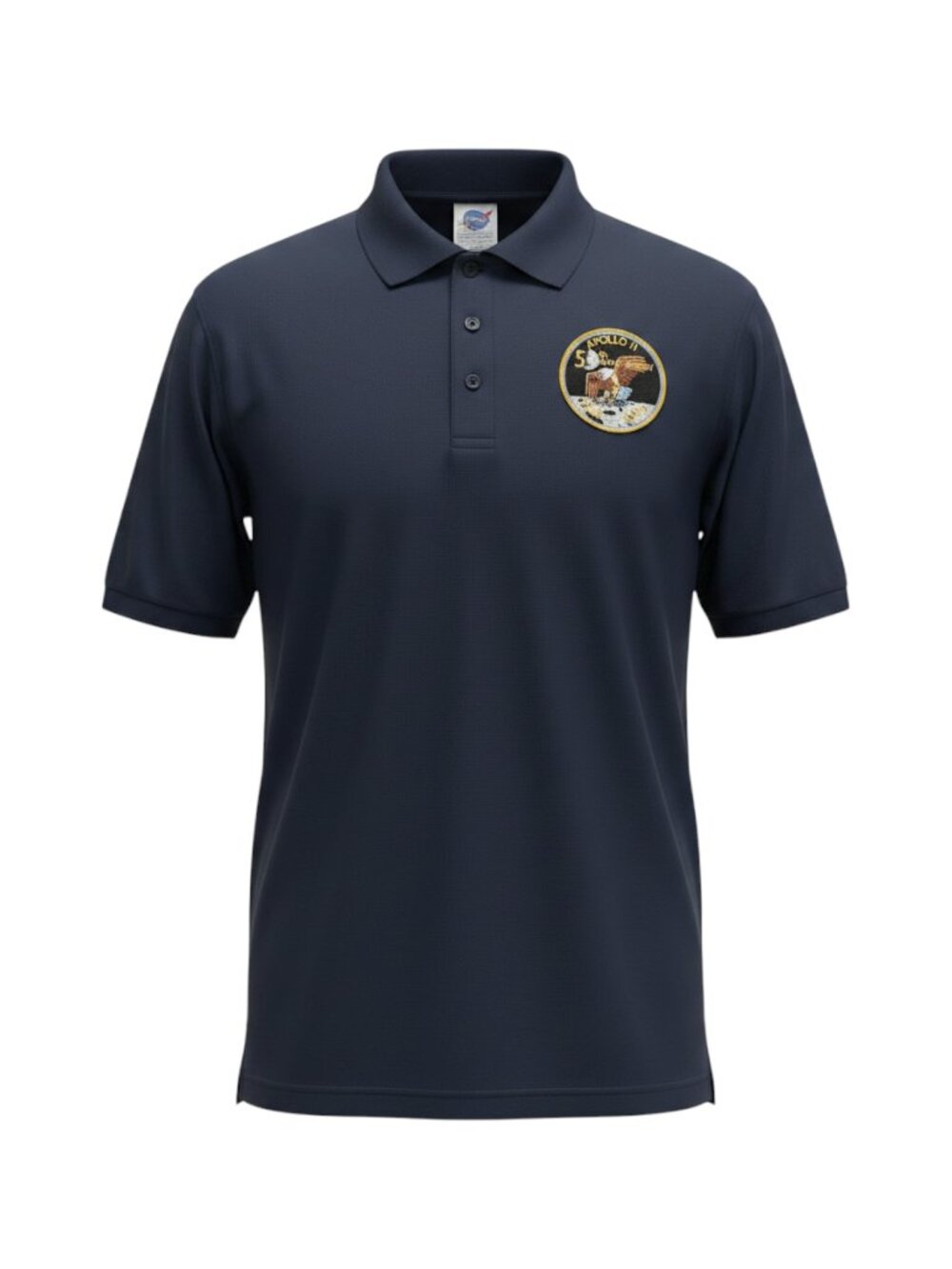 Men's Apollo 11 50th Anniversary Polo Shirt Navy XL